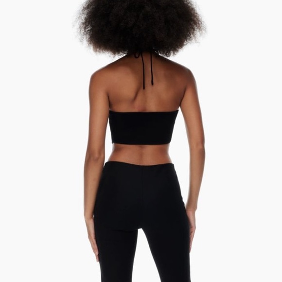 Aritzia Knit Scarf Top- Green - Picture 5 of 5